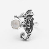Pearl Silver Rings