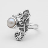 Pearl Silver Rings