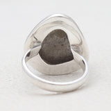 925 Sterling Silver Raw Meteorite Rings