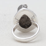 925 Sterling Silver Raw Meteorite Rings