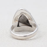 925 Sterling Silver Raw Meteorite Rings