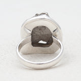 925 Sterling Silver Raw Meteorite Rings