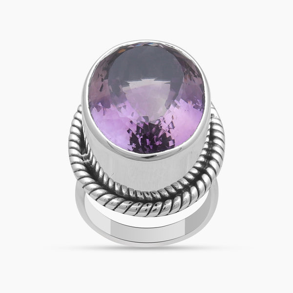 925 Sterling Silver Amethyst Rings
