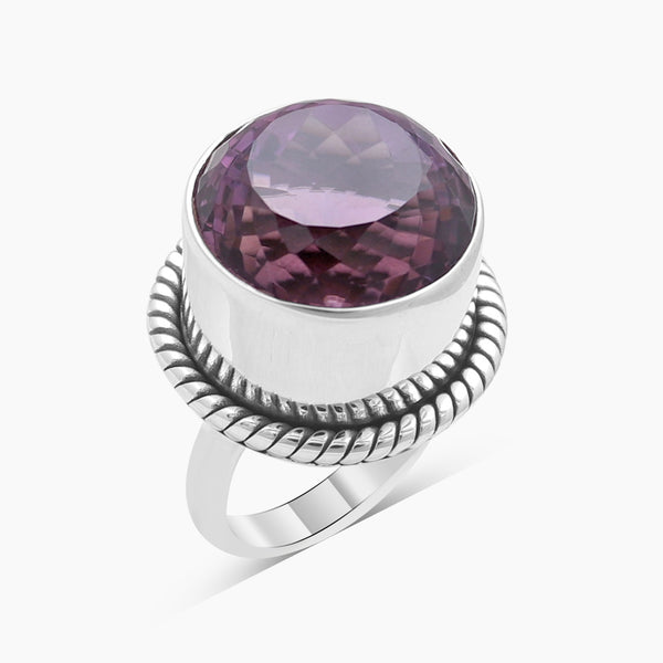 925 Sterling Silver Amethyst Rings