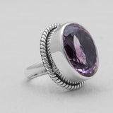 925 Sterling Silver Amethyst Rings