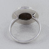 Spectrolite Silver Ring