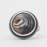 Spectrolite Silver Rings