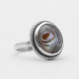Spectrolite Silver Rings