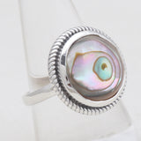 Spectrolite Silver Rings