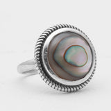 Spectrolite Silver Rings