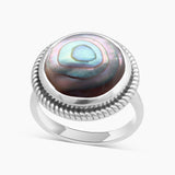 Spectrolite Silver Rings