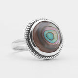 Spectrolite Silver Rings