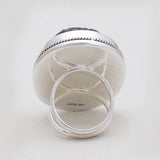 Large Astrophyllite Silver Designer Rings