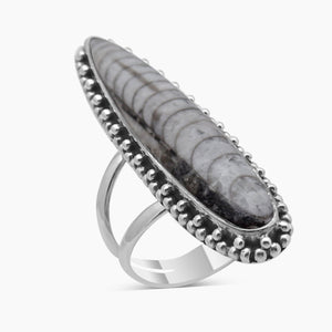 925 Sterling Silver Orthoceras Rings