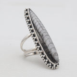 925 Sterling Silver Orthoceras Rings