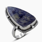 Purple Charoite Silver Rings
