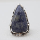 Purple Charoite Silver Rings