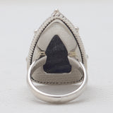 Purple Charoite Silver Rings