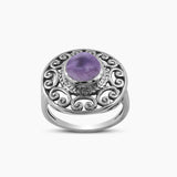 Tourmaline Silver Rings