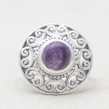 Tourmaline Silver Rings