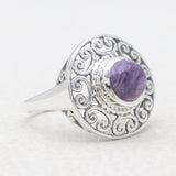 Tourmaline Silver Rings