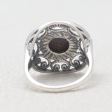 Tourmaline Silver Rings