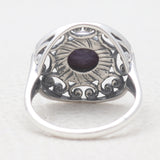 Tourmaline Silver Rings