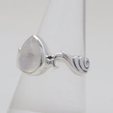 Natural Larimar Silver Designer Rings
