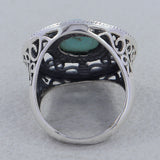 Natural Mexican Turquoise Silver Ring