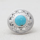 Larimar Silver Rings