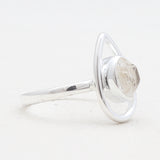 925 Sterling Silver Herkimer Quartz Rings