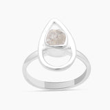 925 Sterling Silver Herkimer Quartz Rings