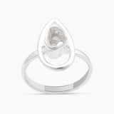 925 Sterling Silver Herkimer Quartz Rings