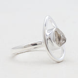 925 Sterling Silver Herkimer Quartz Rings