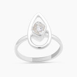 925 Sterling Silver Herkimer Quartz Rings