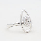 925 Sterling Silver Herkimer Quartz Rings