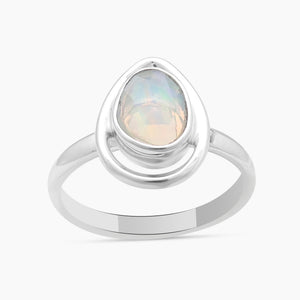 925 Sterling Silver Ethiopian Opal Rings