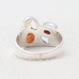 925 Sterling Silver Fanta Garnet Rings
