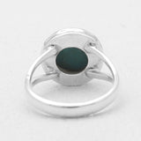 Natural Chrysocolla Silver Rings