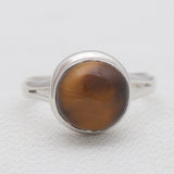 Natural Chrysocolla Silver Rings