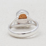 925 Sterling Silver Fanta Garnet Rings