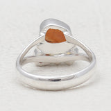 925 Sterling Silver Fanta Garnet Rings
