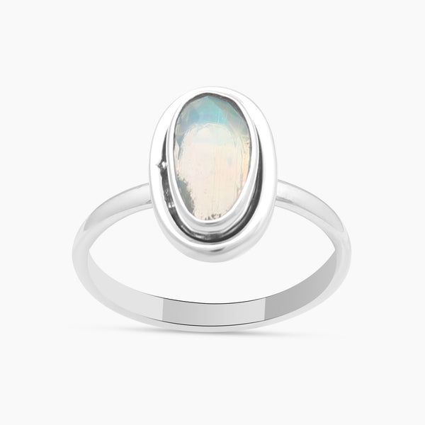 925 Sterling Silver Ethiopian Opal Rings