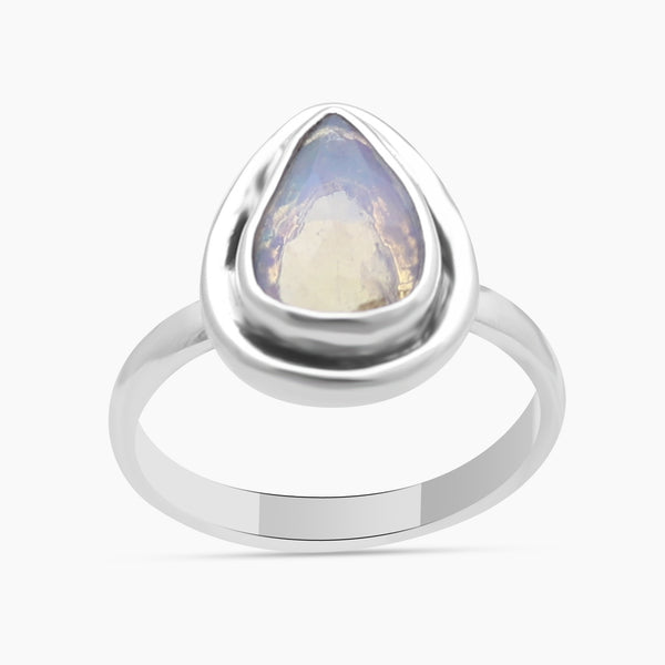 925 Sterling Silver Ethiopian Opal Rings