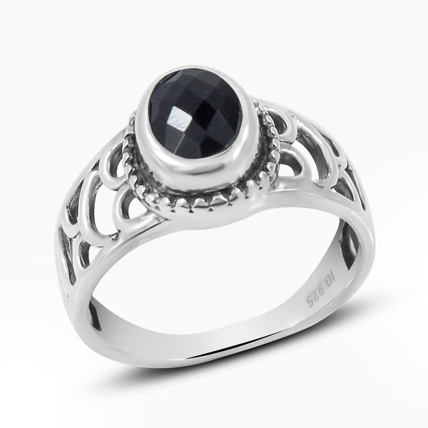 925 Sterling Silver Garnet Rings