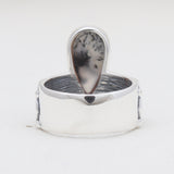 Dendritic Opal Silver Rings