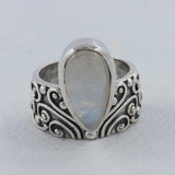 Dendritic Opal Silver Rings