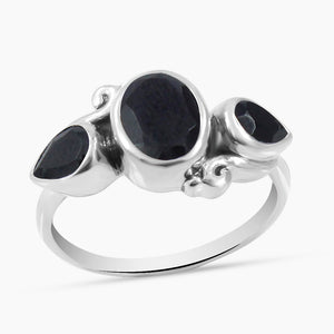 Blue Topaz Sterling Silver Rings