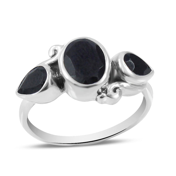 Blue Topaz Sterling Silver Rings