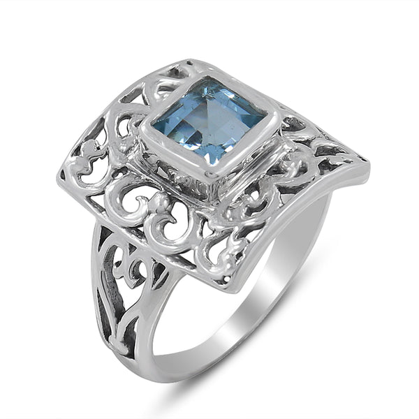 Amethyst Gemstone Silver Rings